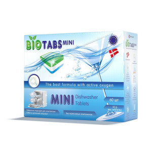 АКТЕРМ BioTabs mini -Таблетки для посудомоечных машин 
